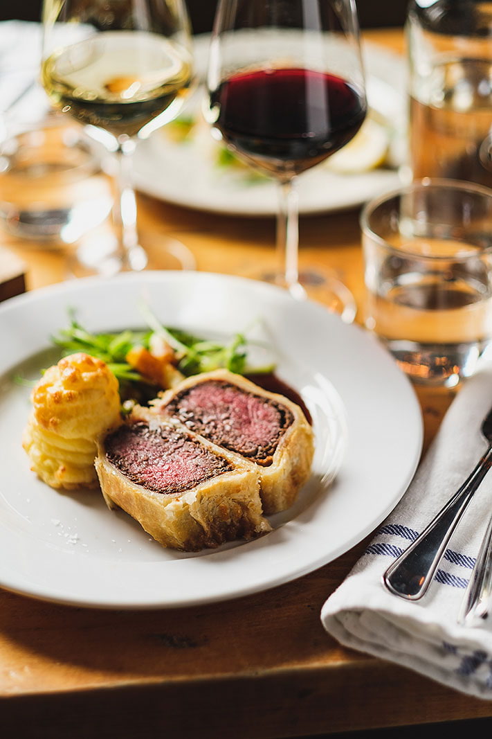 Our signature Beef Wellington